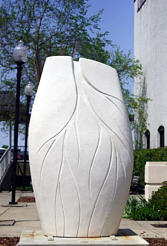 Stream - sculpture by Martin Webster in Wilmington, North Carolina