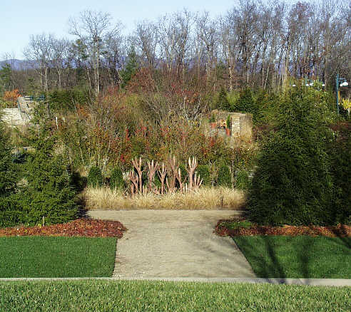 A Hedge against Extinction - view of the gardens